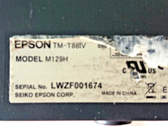Epson TM-T88IV M129H Thermal POS Receipt Printer USB Port only w/ Power Adapter
