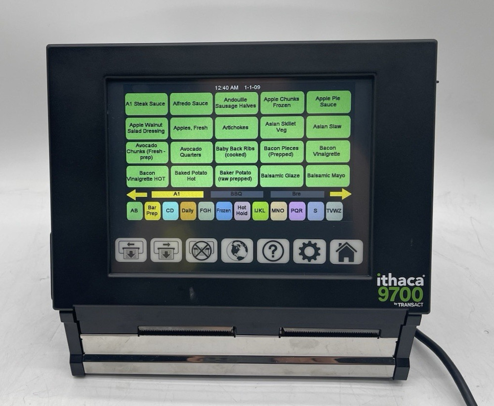 TransAct AccuDate 9700 Receipt Printer Model MOD9700 W/Power Supply