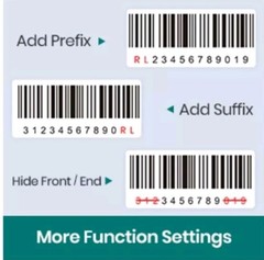 USB Wired Barcode Scanner Anyeast Inventory 2D 1D QR Code Scanners (No Stand)