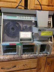 Made In Sweden Scan Coin SC 22 Commercial Coin Counter Sorter Missing Some Trays