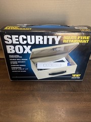 Security Box MMF Industries Insulated Fire Retardant New