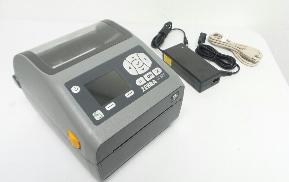 Lot of 9 Zebra ZD620d Direct Thermal Label Printer Bluetooth, Ethernet, USB