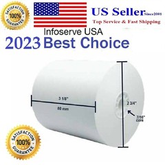 (6 Roll) 3 1/8” (80mm) x 230′ THERMAL POS RECEIPT PAPER,3 1/8” x 230′ THERMAL