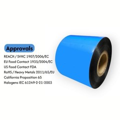 Premium Thermal Transfer Ribbon 2 Inches X 984 Ft 6 Pack