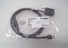 Zebra CBA-R32-S07PAR RS232 Serial Cable DB9 Female 7ft Straight True Converter