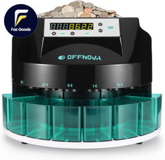 Electric Automatic Coin Sorter & Change Counter Machine Coins up to 300 Coins