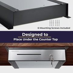 16″ Manual Push Open Cash Register Drawer | Free Shipping
