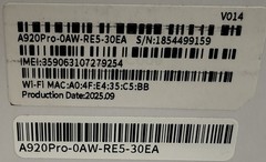 PAX A920PRO A920PRO-0AW-RE5-30EA WIRELESS SMART POS CREDIT CARD PAYMENT TERMINAL