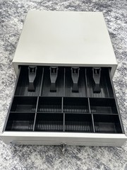 White register box and cash drawer **2 KEYS INCLUDED**