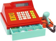 Kids Toy Cash Register – Red Scanner Set