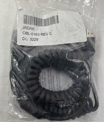 JADAK CBL-0163 REV C Coiled Cable 3225 : USB Type A (male) to RJ-style connector