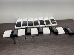 Lot Of 7 Clover Flex C401U Wireless Credit Card Handheld POS (LOCKED) – P8