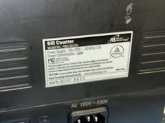 Royal Sovereign Front-Loading Bill Counter RBC-ED250