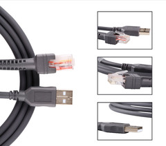 10 Pack USB Cable Barcode Scanner Cord For Symbol LS2208 CBA-U01-S07ZAR 6FT US