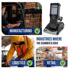 Zebra Symbol MC92N0-G 53 Key Windows CE 7.0 1D 2D Barcode Scanner w/Kit GradeA🔥