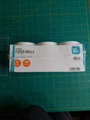 Thermal Receipt Paper Rolls 3.125″ x 190′ New Open Package 6 Rolls Made in USA
