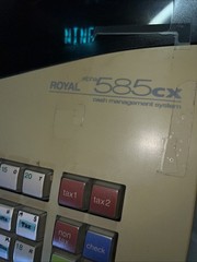 Royal Alpha 585cx Cash Register Management System w/ Keys READ AS IS UNTESTED 🍀