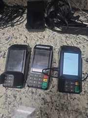 Dejavoo Z9 VEGA3000 Black 3.5″ LCD POS Credit Card Terminal TESTED