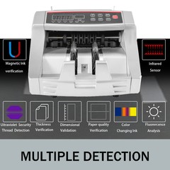 SucceBuy 1000Pcs/Min Money Counter Business Cash Register Euros Bills Fake