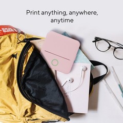 Core Innovations Wireless Mini Portable Inkless Thermal Printer & Small, Pink