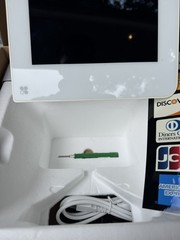 Clover Flex Handheld POS System C403 with Charging Cradle, White