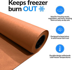 Reli. Pink Freezer Paper Roll | 18 Inch x 350 Ft – Bulk | Made in USA | Peach Fr