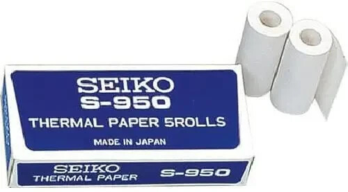 SEIKO S-950 Thermal Paper for Stopwatch Printer 5 Rolls per Box