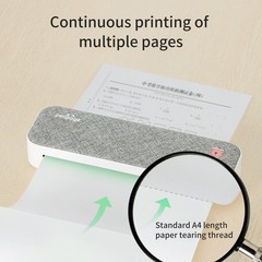 PeriPage 2Rolls A4 Thermal Paper Roll for 210x30mm Portable Thermal Printer MGVC