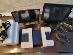 Small business POS displays and computer kit for starting up.