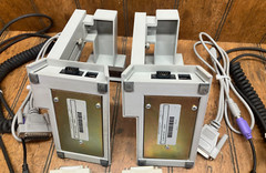 2 Symbol Percon LS2000MX Barcode Scanners w/ Cables Cradles & Power Wedges 10