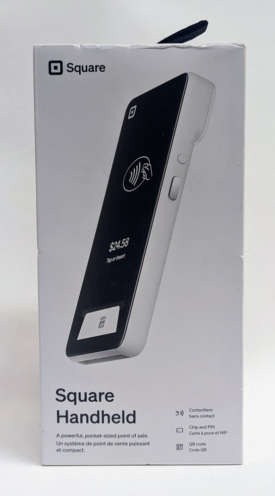 Square SPD3-01 Handheld Portable POS Credit Card Machine – White