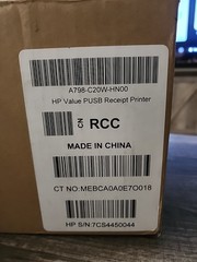 HP Dual Serial USB Thermal Receipt Printer A798-C20W-HN00 – *READ*