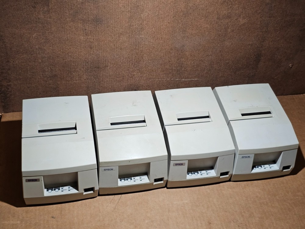 LOT OF 4 Epson TM-U325D M133A POS Dot Matrix Receipt Printer