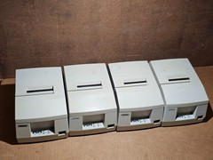 LOT OF 4 Epson TM-U325D M133A POS Dot Matrix Receipt Printer
