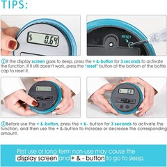 Digital Coin Counting Bank LCD Piggy Bank for Kids Adults 1.8L US Coin Jar