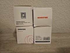 Lot of 4 Boxes Niimbot Direct Thermal Label Thermal Gap Paper T50*50-150 White