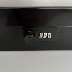 Black Cash Box with Money Tray Large 9.8×7.9×3.5 Inches Combination Lock