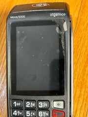 INGENICO MOVE 5000 TOUCHSCREEN PORTABLE PAYMENT TERMINAL – (W/POWER SUPPLY)