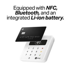 SumUp Plus Card Reader, Bluetooth – NFC RFID Credit Reader for White