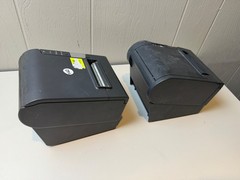 Lot of 2 Epson Thermal Receipt Printers M244A TM-T88V – FOR PARTS – NO ADAPTERS