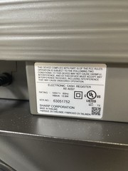 Sharp XE-A207 Electronic Cash Register Dual Thermal Printer SD Slot Black Grey