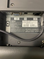 IIBM 4820-51G IBM/ SurePoint 15″ Touch Display LCD pos 84y2839 + CC Terminal