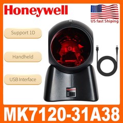 Honeywell Orbit 7120 Omnidirectional USB 1D Barcode Scanner Kit MK7120-31A38 US