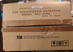 Matsumura EXC-5700A Counterfeit Bill Detector U.S. Currency Money 99.9% Accuracy