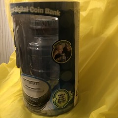 Shift 3 Auto Count Digital Coin Bank Automatically Totals Up Your Savings NEW