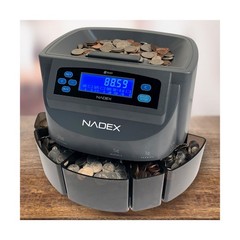 Nadex S540 Pro | Coin Counter, Sorter, and Wrapper | Sorts up t… USA FAST SHIP