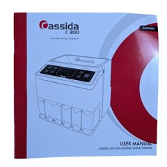 Cassida C300 Coin Counter Sorter Wrapper Business Gray Digital LCD Display