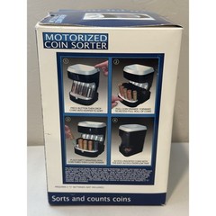 Magnif Motorized Electric Coin Sorter Automatic Sort Battery Powered