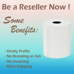3 1/8X230 ft THERMAL POS RECEIPT PRINTER BPA FREE 50 ROLLS NOBRANDING FOR RESALE