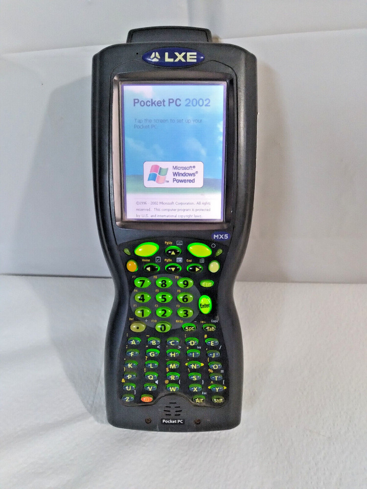LXE MX5 Handheld Pocket PC w/ 2 Batteries, Stylus & Power Cord ~ No Transceiver